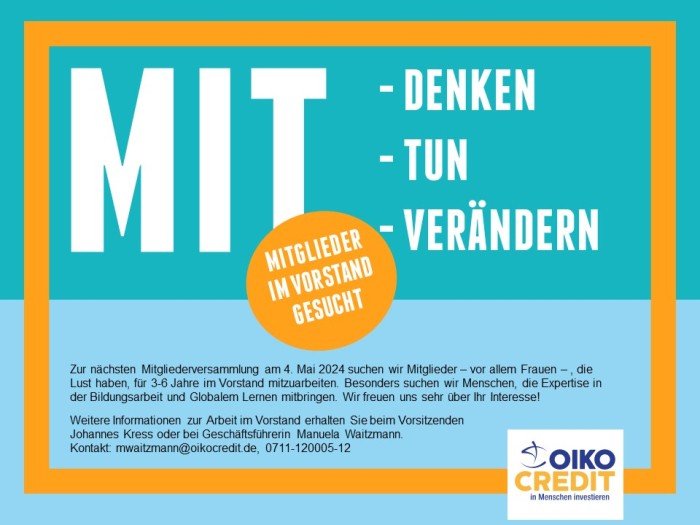Anzeige Vorstand ohne www